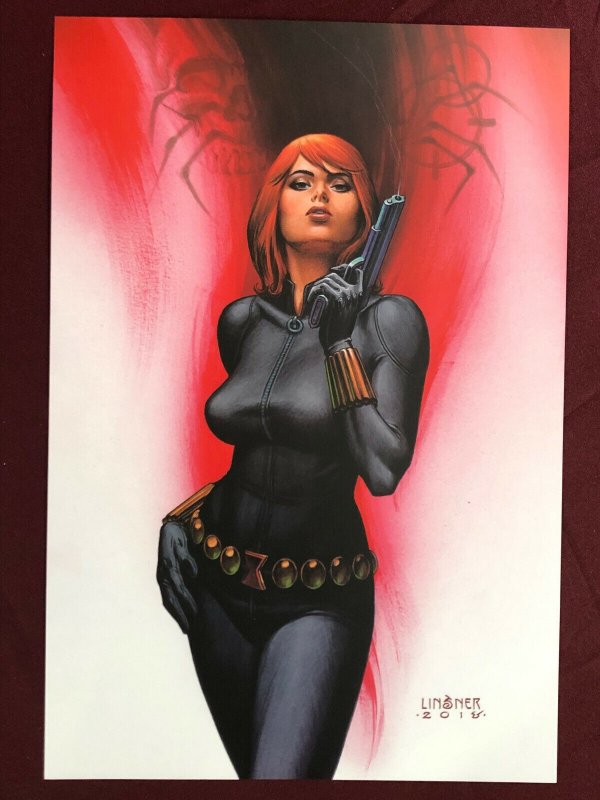 BLACK WIDOW POSTER 11 x 16 SHPPED FLAT AVENGERS COVER LINSNER