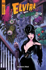 Elvira Meets Hp Lovecraft #3 Cvr A Acosta Dynamite Comic Book