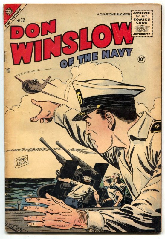 Don Winslow of The Navy #72 1955- Lance O'Casey VG/F 