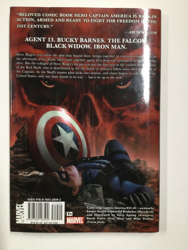 Captain America: The Death Of Captain America Burden of dreams Tpb Hc Nm Marvel