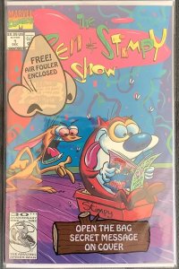 The Ren & Stimpy Show #1 (1992, Marvel) Sealed in Poly-Bag.  NM/MT