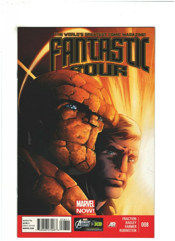 Fantastic Four #8 VF/NM 9.0 Marvel Comics 2013 Matt Fraction, Thing