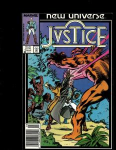 12 Comics Justice # 1 2 3 4 5 6 7  Nightmask # 5 7 11 12 Merc # 7 11 WS8