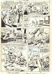 Red Sonja #1 p.8 - Red Sonja, Zora, Daquius, and Merina '83 art by Tony DeZuniga