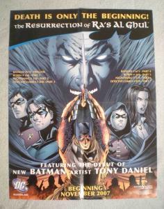 RESURRECTION OF RA'S AL GHUL Promo Poster, 2007, Unused, more in our store
