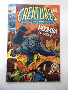 Creatures on the Loose #11 (1971) GD+ Condition centerfold detached