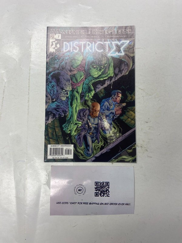 District X #7 VF-NM Marvel Comic Book X-Men 17 MS25