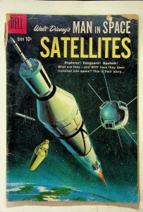 Four Color #954 - Walt Disney's Man In Space - Satellites (Dec 1958, Dell)-Fa/G