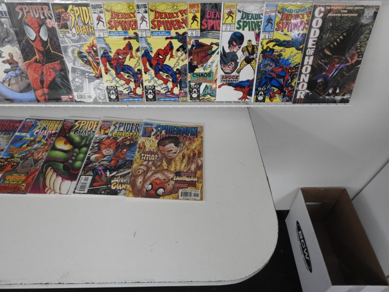 Huge Lot of 130+ Comics W/ ALL SPIDER-MAN COMICS!!! Avg. VF Condition!