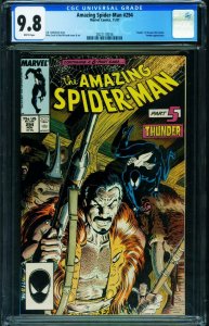 AMAZING SPIDER-MAN #294 CGC 9.8 Death of KRAVEN-1987-2021118016