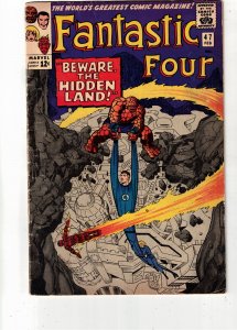 Fantastic Four #47 (1966) Inhumans and FF Jack Kirby Key Wow!  FN C'vill...