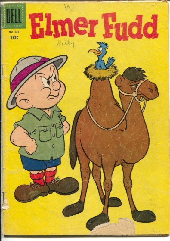 Elmer Fudd-Four Color Comics #888 1958-Dell-Camel cover-G