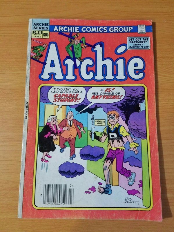 Archie #315 ~ FINE FN ~ (1982, Archie Comics)