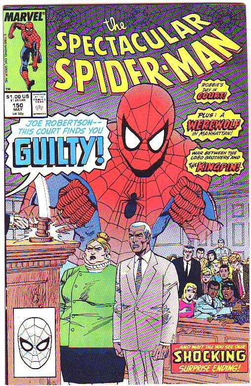 Spider-Man, Peter Parker Spectacular #150 (May-89) NM- High-Grade Spider-Man