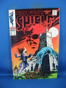 NICK FURY AGENT OF SHIELD 3  VF-  1968 MARVEL STERANKO