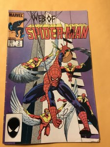 WEB OF SPIDER-MAN #2 : Marvel 5/85 Fn; Vultures, Kingpin, Louise Simonson art