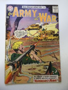 Our Army at War #133 (1963) VG- Condition 3/4 cumulative spine split