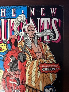 New Mutants #98 Marvel Comics 1991 Newsstand 1st Appearance of Deadpool