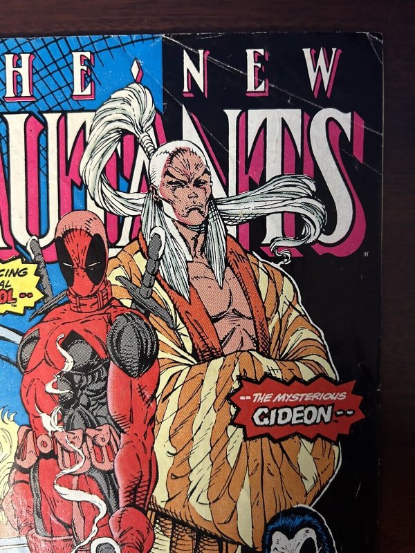 New Mutants #98 Marvel Comics 1991 Newsstand 1st Appearance of Deadpool