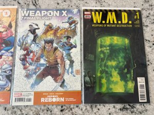 Lot Of 3 Marvel Comics # 1 NM WMD Weapon X Flight Magneto Mutant Force 17 J435