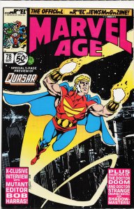 Marvel Age #78 (1989) Quasar
