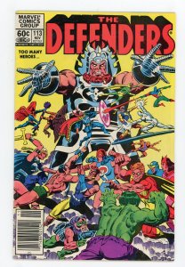Defenders #113 J.M. DeMatteis Squadron Supreme Scarlet Witch Newsstand VF+