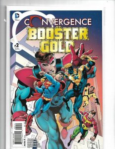 Convergence Booster Gold #2 in Near Mint condition. DC comics nw119