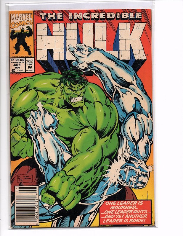 Marvel Comics The Incredible Hulk #401 Peter David Story Gary Frank Cover