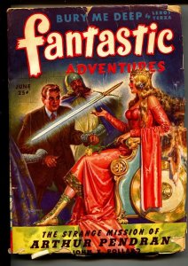 PULP:  Fantastic Adventures-Pulp-6/1944-Thomas Lee-John X. Pollard