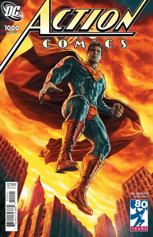 Action Comics (2016) #1000 NM 2000's Lee Bermejo Variant Cover Superman