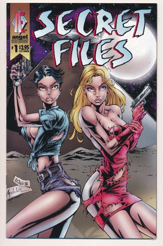 SECRET FILES #1 Angel Entertainment (1996) ~ NM (PF261)