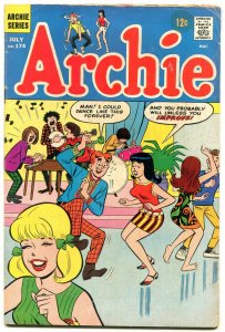 Archie #174 1967-rock n roll cover VG