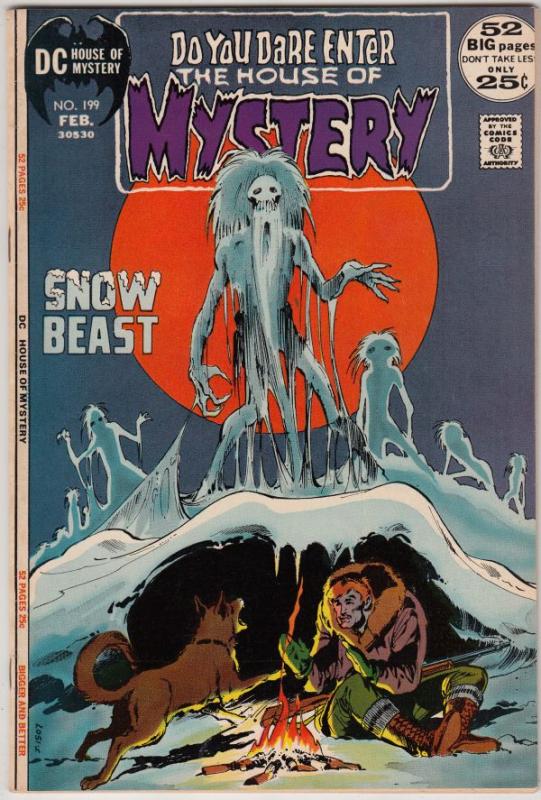 House of Mystery #199 (Feb-72) NM- High-Grade Cain