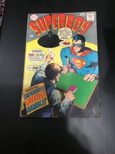 Superboy #148 (1968) What is greatest gamble! Krypto tale! Mid high grade! FN/VF