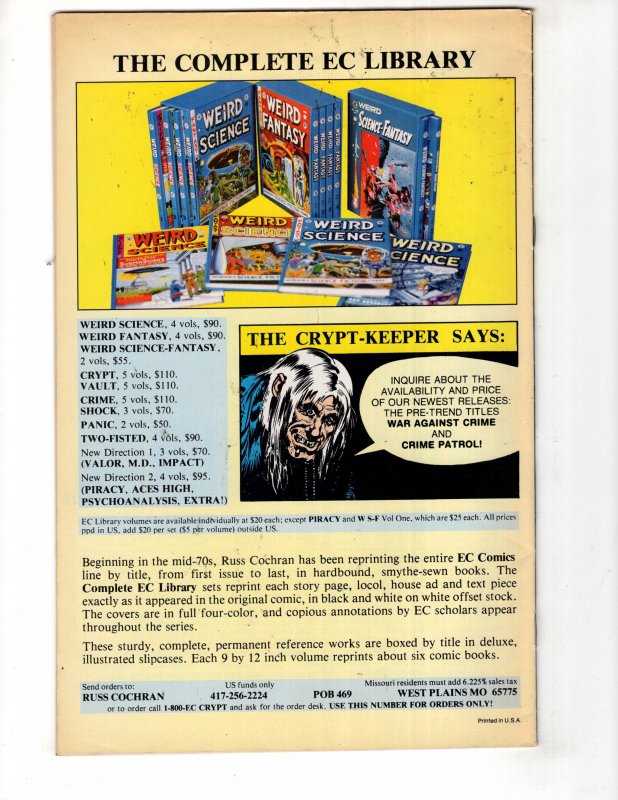 Crime Suspenstories #4 (1993)  VF CLASSIC EC Reprint Stories / ID#750