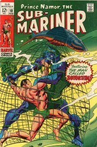 Sub-Mariner #10 - The Man Called Barracuda! (6.0/6.5) 1969