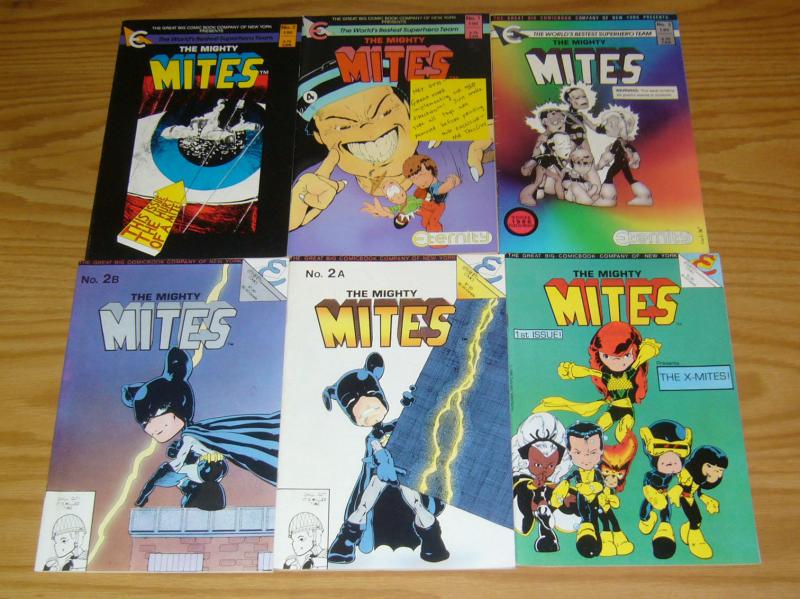 Mighty Mites #1-3 VF/NM complete series + variant + vol. II #1-2 X-BABIES?! set