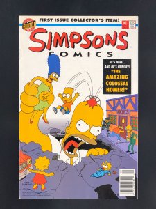 Simpsons Comics #1 (1993) Premiere Issue Adapted from TV Show