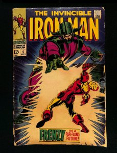 Iron Man #5 Cerebrus Appearance! Frenzy in a Far-Flung Future!