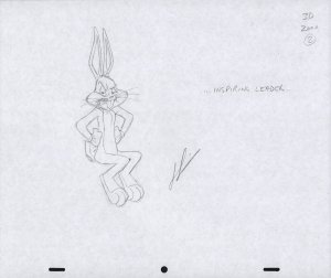 Bugs Bunny Animation Pencil Art - 3D-2 - Inspiring Leader