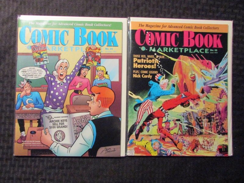 1997 COMIC BOOK MARKETPLACE Magazine #48 & #52 LOT of 2 VF 8.0