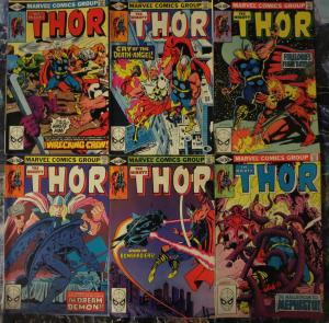 THOR 195-355, 44 dif + Ann 8-10; 1972-1985 Marvel Comics Mighty Avenger G-VG/+