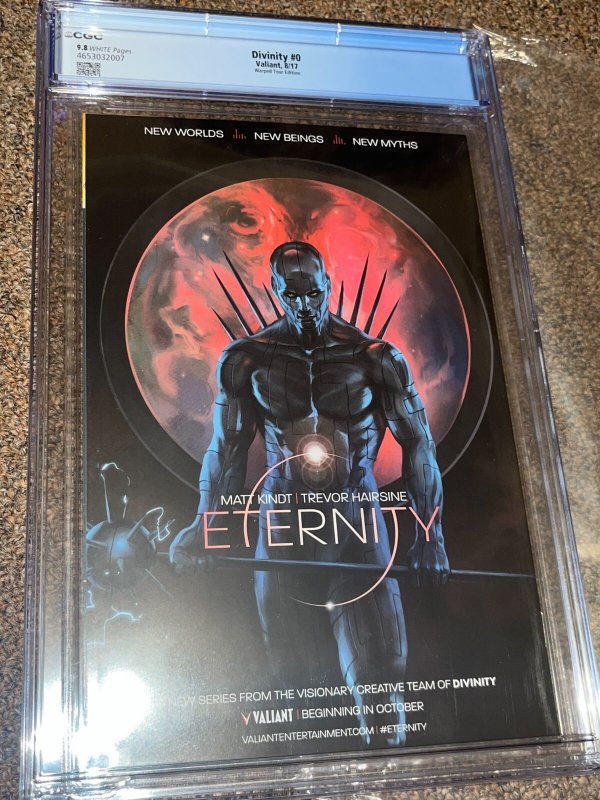 Divinity #0 (Valiant 2017) Warped Tour Variant, Rare, CGC Graded 9.8