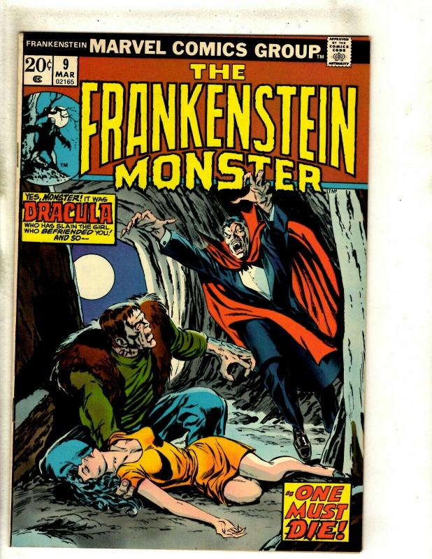 Monster Of Frankenstein # 9 VF/NM Marvel Comic Book Mike Ploog Cover Horror RS1