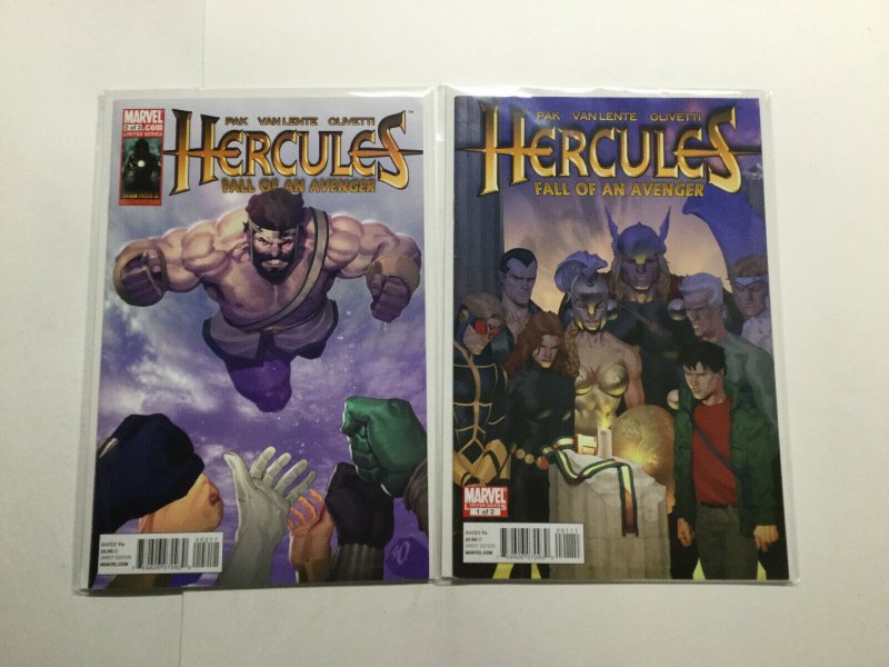 Hercules: Fall Of An Avenger 1-2 1 2 Lot Run Set Limited Series Near Mint Marvel