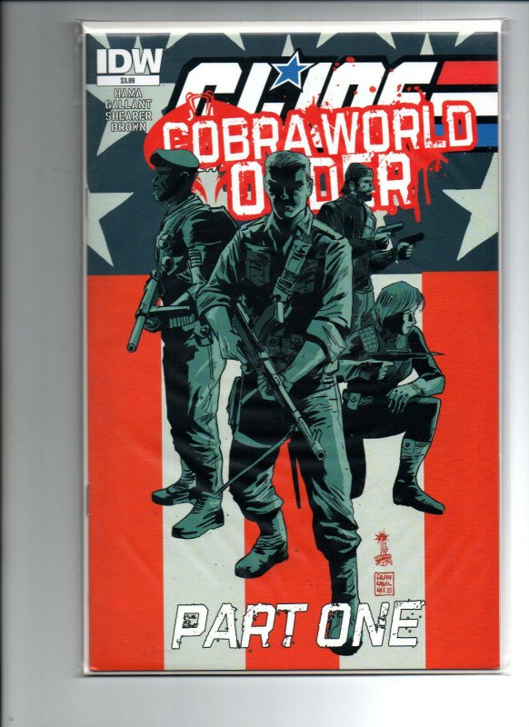 GI Joe #219 220 221 222 & Prelude Complete Set - Cobra World Order - IDW - NM