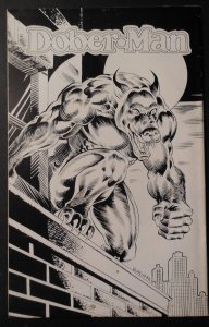 The Scarlet Zombie #1 (1991) B&W interior art  Nudity,  Graphic Violence