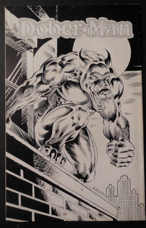 The Scarlet Zombie #1 (1991) B&W interior art  Nudity,  Graphic Violence