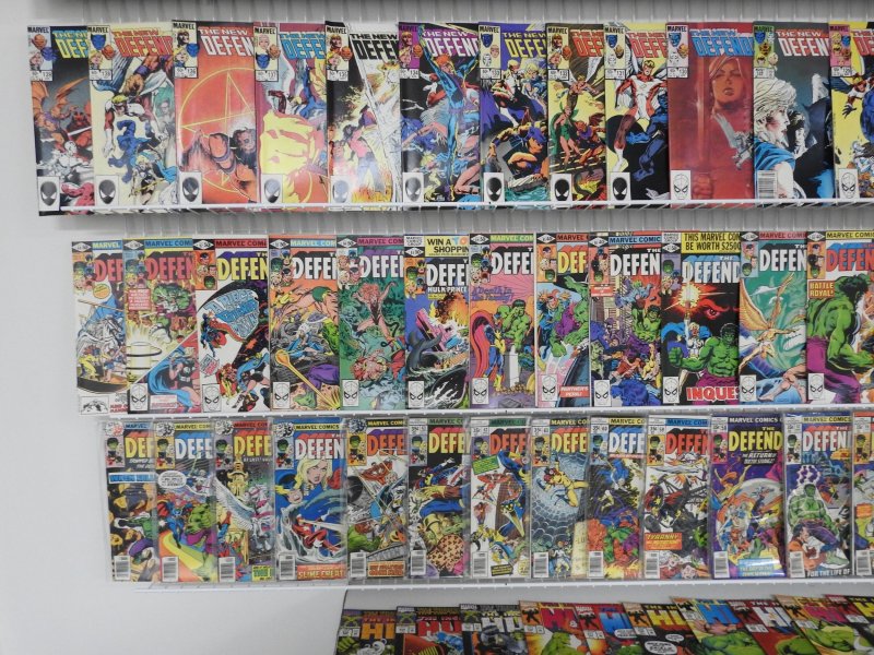 Huge Lot 190+ Comics W/ Defenders, Hulk, Powerman+ Avg Fine/VF Condition!