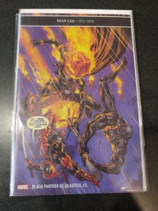 Black Panther vs. Deadpool #3 Marvel Comics Stan Lee Tribute Jack O'Lantern Key